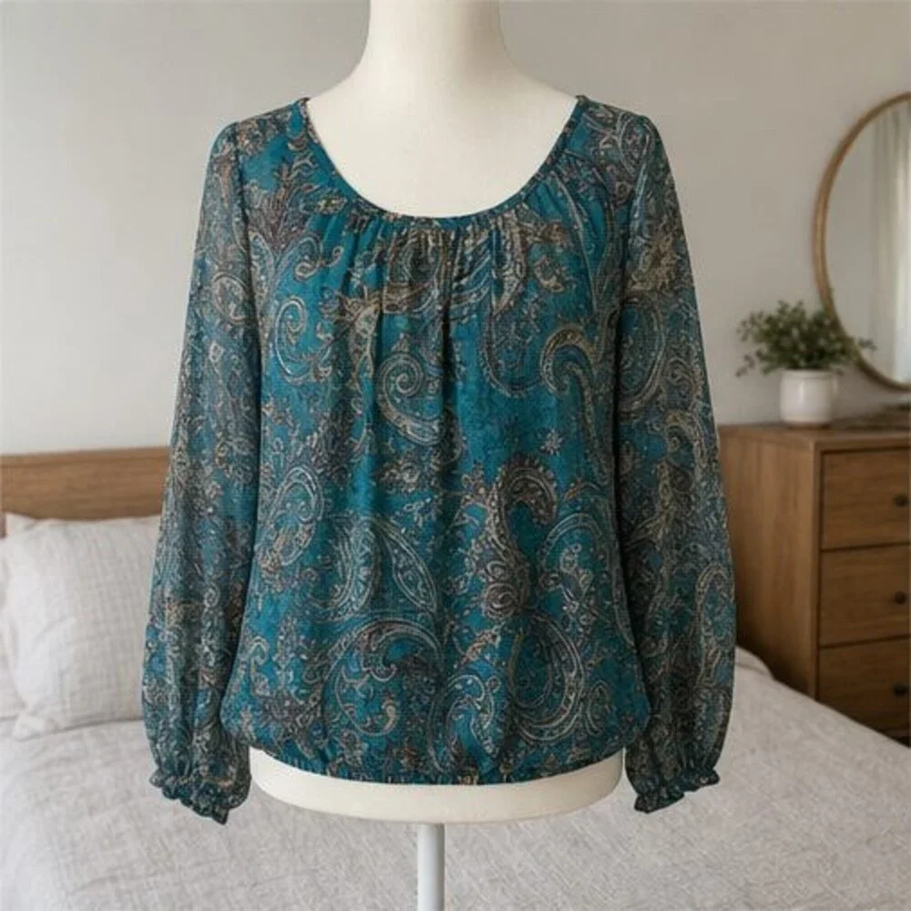 Gray Tunic Blouse